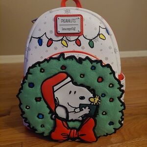 Loungefly Peanuts/snoopy Holiday Backpack